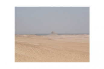 Takto vypadá 90 % krajiny Egypta. Poušť a zase poušť